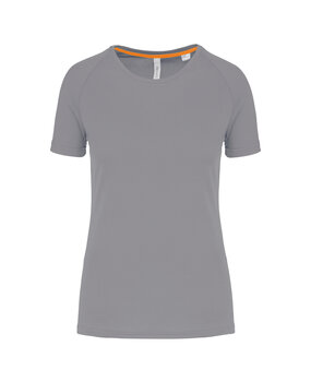 Proact Gerecycled damessport-T-shirt met ronde hals-Fine Grey Proact Gerecycled damessport-T-shirt met ronde hals-Fine Grey