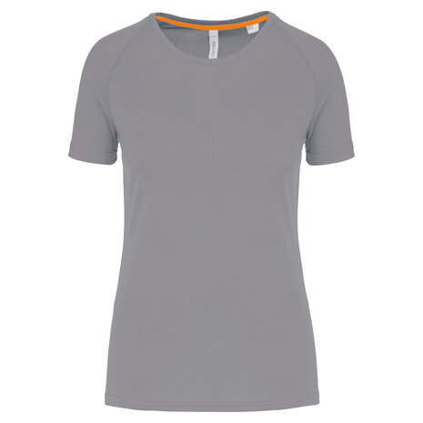 Proact Gerecycled damessport-T-shirt met ronde hals-Fine Grey Proact Gerecycled damessport-T-shirt met ronde hals-Fine Grey