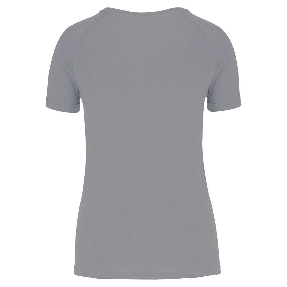 Proact Gerecycled damessport-T-shirt met ronde hals-Fine Grey Proact Gerecycled damessport-T-shirt met ronde hals-Fine Grey