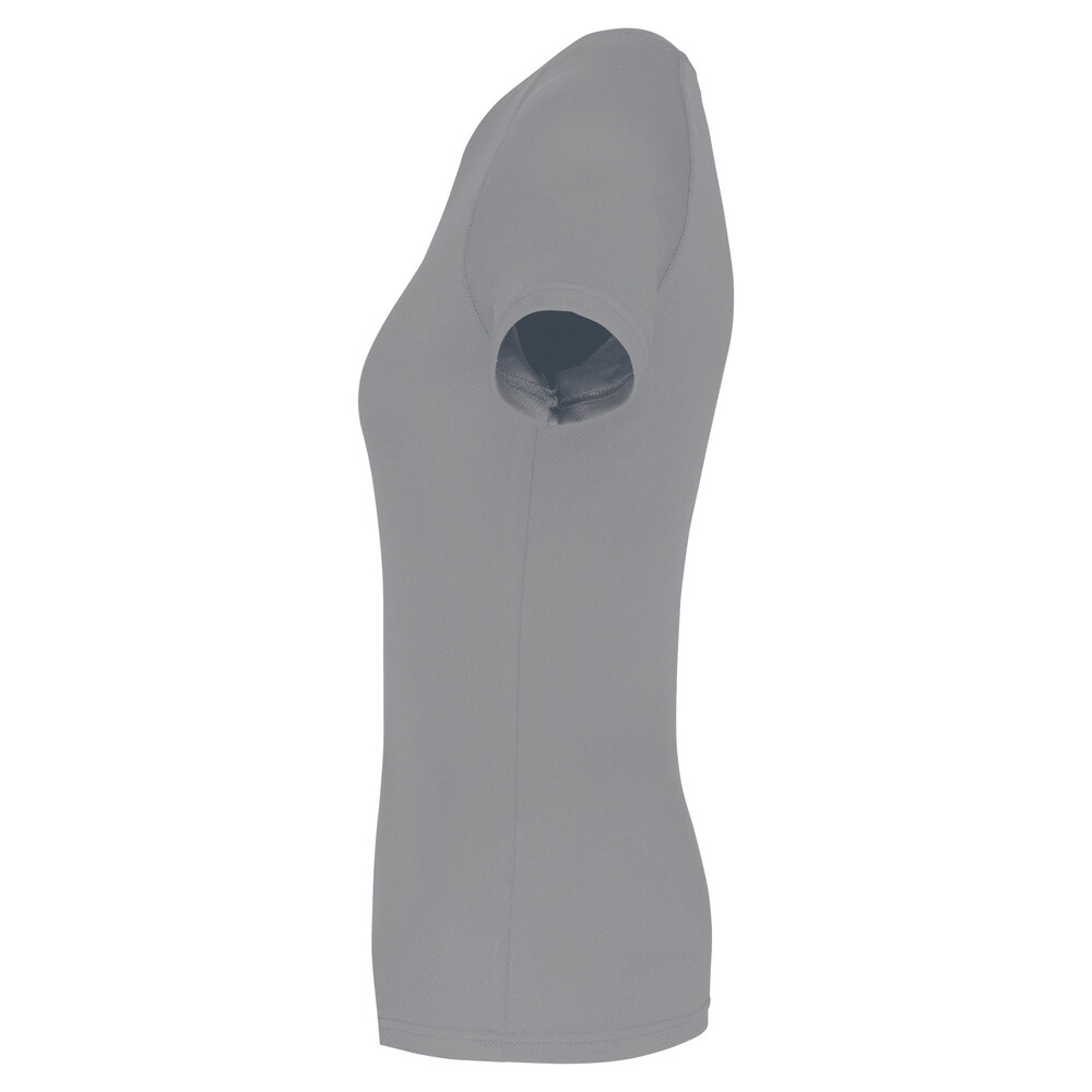 Proact Gerecycled damessport-T-shirt met ronde hals-Fine Grey Proact Gerecycled damessport-T-shirt met ronde hals-Fine Grey