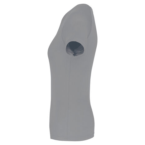 Proact Gerecycled damessport-T-shirt met ronde hals-Fine Grey Proact Gerecycled damessport-T-shirt met ronde hals-Fine Grey