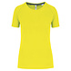 Proact Gerecycled damessport-T-shirt met ronde hals-Fluo geel Proact Gerecycled damessport-T-shirt met ronde hals-Fluo geel