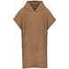 Proact Kids poncho met capuchon van badstof kleur Camel Proact Kids poncho met capuchon van badstof kleur Camel