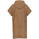 Proact Kids poncho met capuchon van badstof kleur Camel Proact Kids poncho met capuchon van badstof kleur Camel