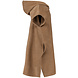 Proact Kids poncho met capuchon van badstof kleur Camel Proact Kids poncho met capuchon van badstof kleur Camel