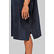 Proact Uniseks poncho met capuchon van badstof kleur zwart Proact Uniseks poncho met capuchon van badstof kleur zwart