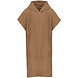 Proact Uniseks poncho met capuchon van badstof kleur Camel Proact Uniseks poncho met capuchon van badstof kleur Camel