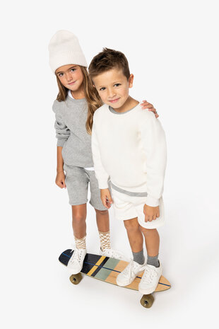 Native Spirit Native Spirit BIO Sweater│KIDS│Zware kwaliteit│Grey heather