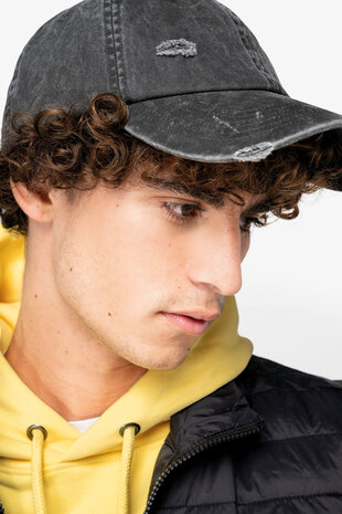 Native Spirit Een hippe Cap voor hem en haar | Washed Black Native Spirit Een hippe Cap voor hem en haar | Washed Black