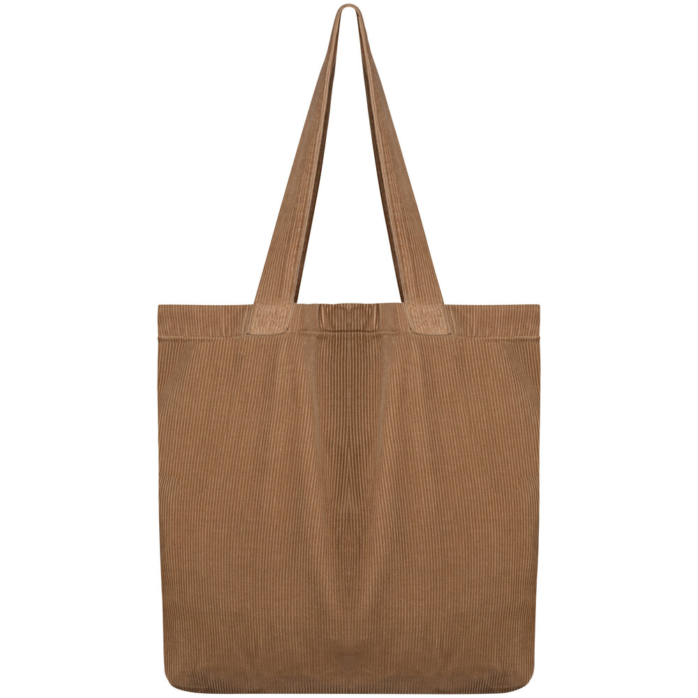 Native Spirit Big Shopper van Ribfluweel | Washed Dark Camel