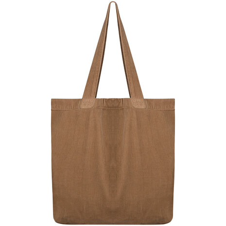 Native Spirit Big Shopper van Ribfluweel | Washed Dark Camel