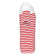 Kariban Eco-Friendly Marine-t-shirt HEREN Wit - Rood Kariban Eco-Friendly Marine-t-shirt HEREN Wit - Rood