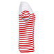 Kariban Eco-Friendly Marine-t-shirt DAMES Wit - Rood Kariban Eco-Friendly Marine-t-shirt DAMES Wit - Rood