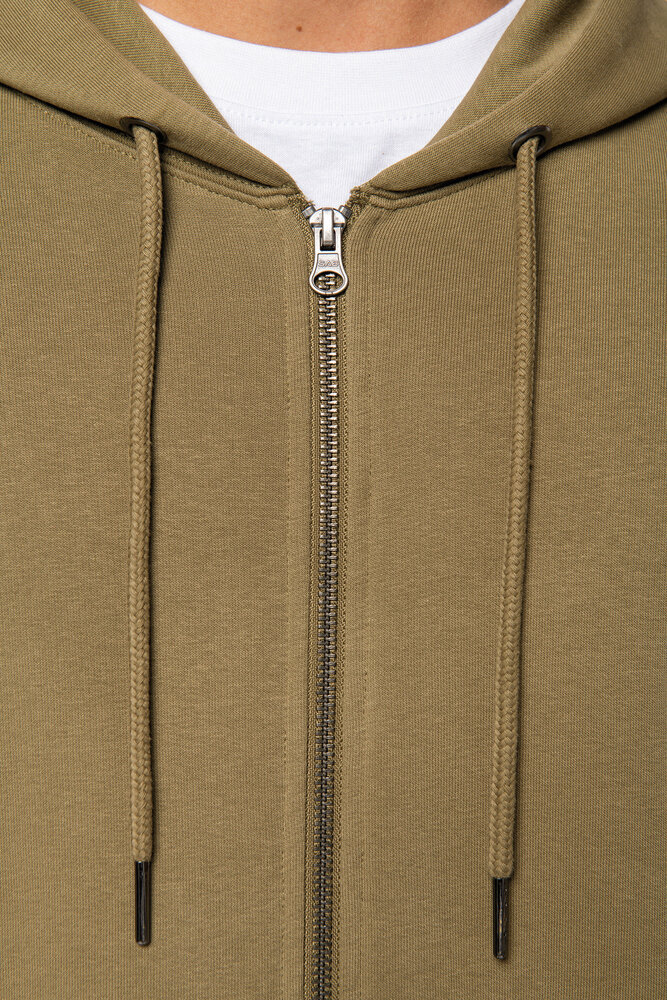 Native Spirit Native Spirit BIO Hoodie met rits│UNI│Zware kwaliteit│Moon Grey Heather