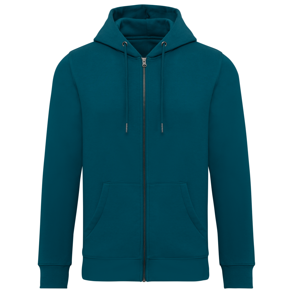 Native Spirit Native Spirit BIO Hoodie met rits│UNI│Zware kwaliteit│Peacock Green