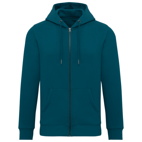 Native Spirit Native Spirit BIO Hoodie met rits│UNI│Zware kwaliteit│Peacock Green