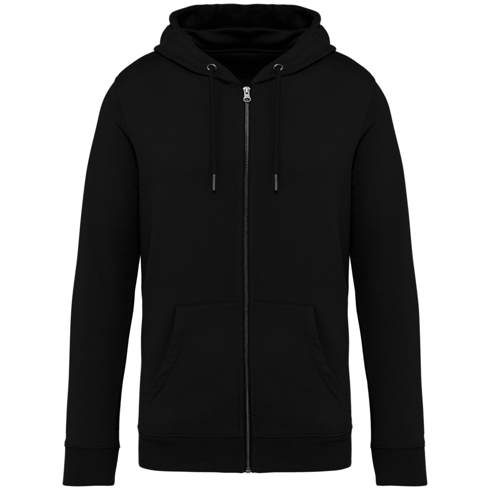 Native Spirit Native Spirit BIO Hoodie met rits│UNI│Zware kwaliteit│Black