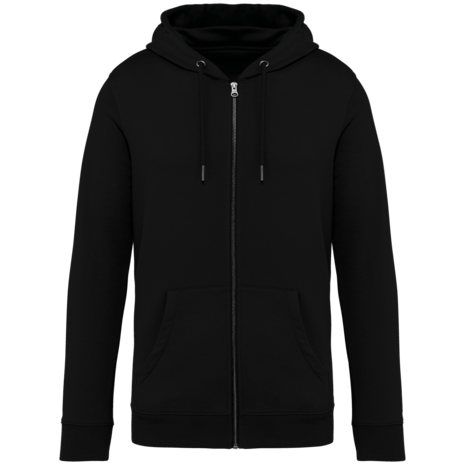Native Spirit Native Spirit BIO Hoodie met rits│UNI│Zware kwaliteit│Black