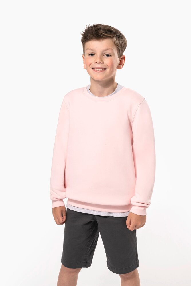 Kariban Eco-Friendly Crew Neck Sweater Kids-Navy Kariban Eco-Friendly Crew Neck Sweater Kids-Navy