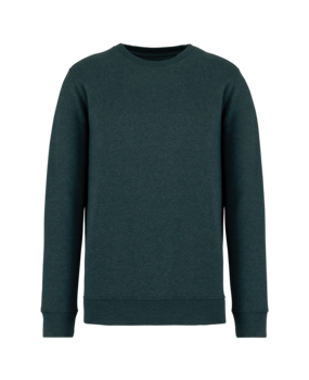 Native Spirit Native Spirit BIO Sweater│UNI│Zware kwaliteit│Amazon Green gemêleerd