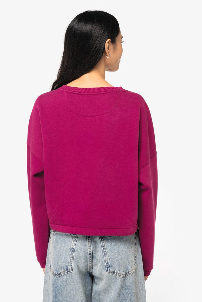 Native Spirit Native Spirit Cropped BIO Sweater│Dames│Top kwaliteit│Apricot Native Spirit Native Spirit Cropped BIO Sweater│Dames│Top kwaliteit│Apricot