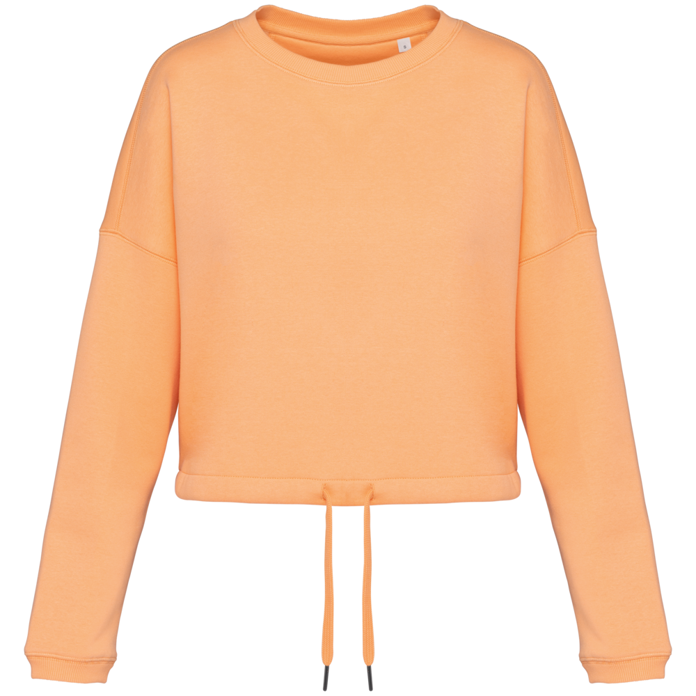 Native Spirit Native Spirit Cropped BIO Sweater│Dames│Top kwaliteit│Apricot Native Spirit Native Spirit Cropped BIO Sweater│Dames│Top kwaliteit│Apricot