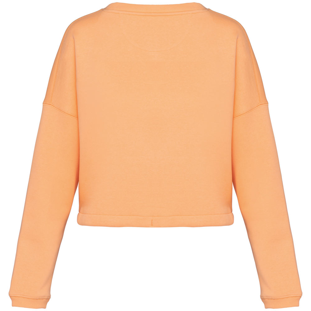 Native Spirit Native Spirit Cropped BIO Sweater│Dames│Top kwaliteit│Apricot Native Spirit Native Spirit Cropped BIO Sweater│Dames│Top kwaliteit│Apricot