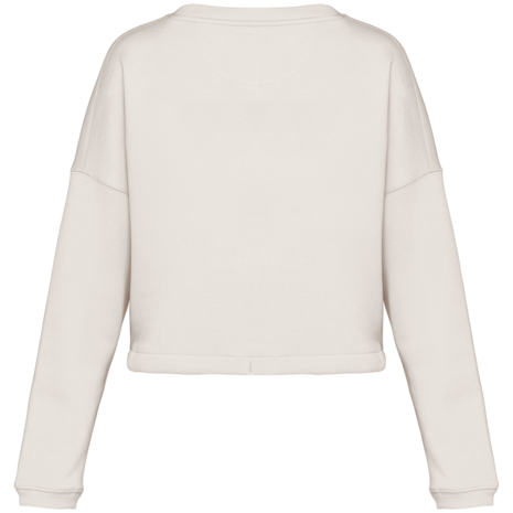 Native Spirit Native Spirit Cropped BIO Sweater│Dames│Top kwaliteit│Ivory