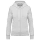 Kariban Eco-Friendly Full ZIP Hoodie│Dames│Ash Heather Kariban Eco-Friendly Full ZIP Hoodie│Dames│Ash Heather