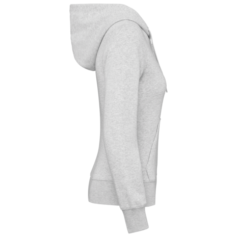 Kariban Eco-Friendly Full ZIP Hoodie│Dames│Ash Heather Kariban Eco-Friendly Full ZIP Hoodie│Dames│Ash Heather
