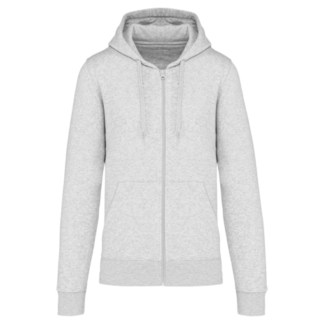 Kariban Eco-Friendly Full ZIP Hoodie│Ash Heather