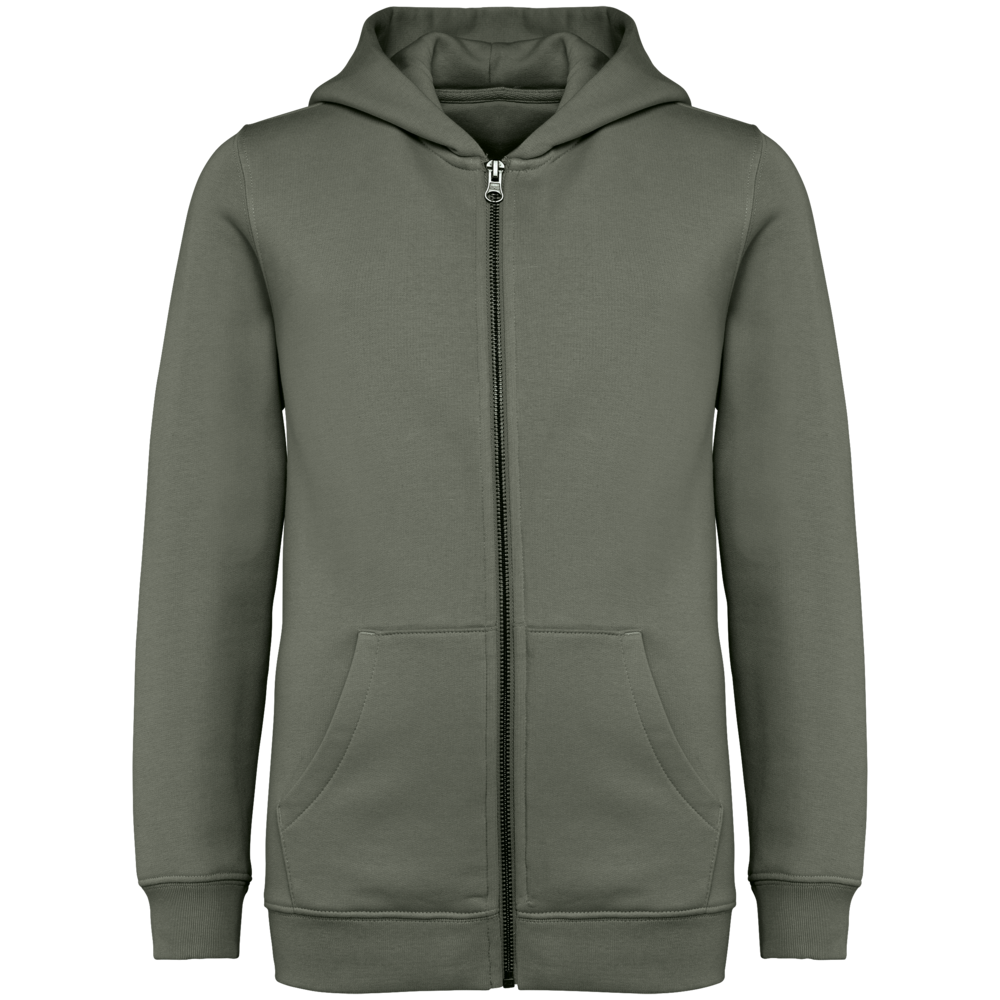 Native Spirit Native Spirit BIO Hoodie│KIDS│Zware kwaliteit│Organic Khaki