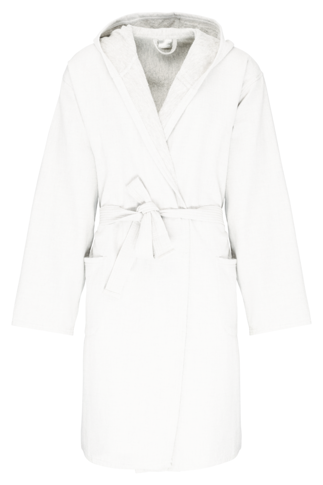 Kariban UNI Badjas van 100% Biokatoen | Wit Kariban UNI Badjas van 100% Biokatoen | Wit