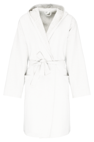 Kariban UNI Badjas van 100% Biokatoen | Wit Kariban UNI Badjas van 100% Biokatoen | Wit