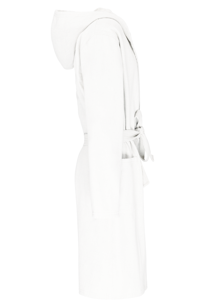 Kariban UNI Badjas van 100% Biokatoen | Wit Kariban UNI Badjas van 100% Biokatoen | Wit