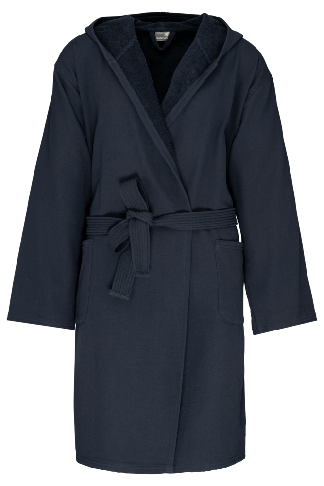 Kariban UNI Badjas van 100% Biokatoen | Navy Kariban UNI Badjas van 100% Biokatoen | Navy