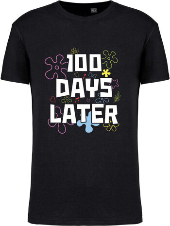 Kariban Bio-katoen T-shirt zware kwaliteit | UNI | met opdruk 100 Days...... Kariban Bio-katoen T-shirt zware kwaliteit | UNI | met opdruk 100 Days......