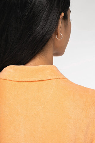 Native Spirit Native Spirit Eco badstof Polo│Dames│Apricot Native Spirit Native Spirit Eco badstof Polo│Dames│Apricot