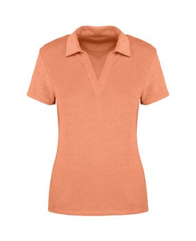 Native Spirit Native Spirit Eco badstof Polo│Dames│Apricot Native Spirit Native Spirit Eco badstof Polo│Dames│Apricot