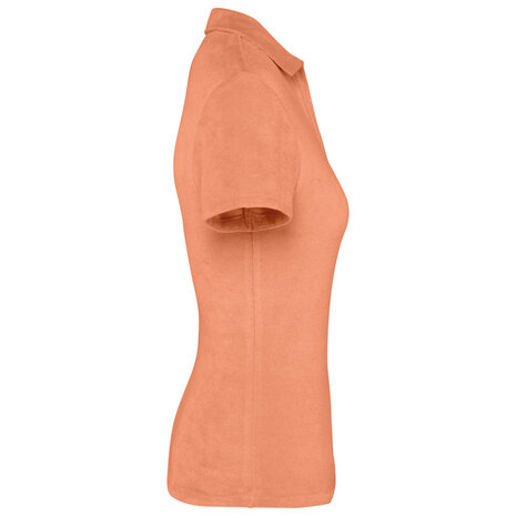 Native Spirit Native Spirit Eco badstof Polo│Dames│Apricot Native Spirit Native Spirit Eco badstof Polo│Dames│Apricot