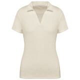 Native Spirit Native Spirit Eco badstof Polo│Dames│Ivory