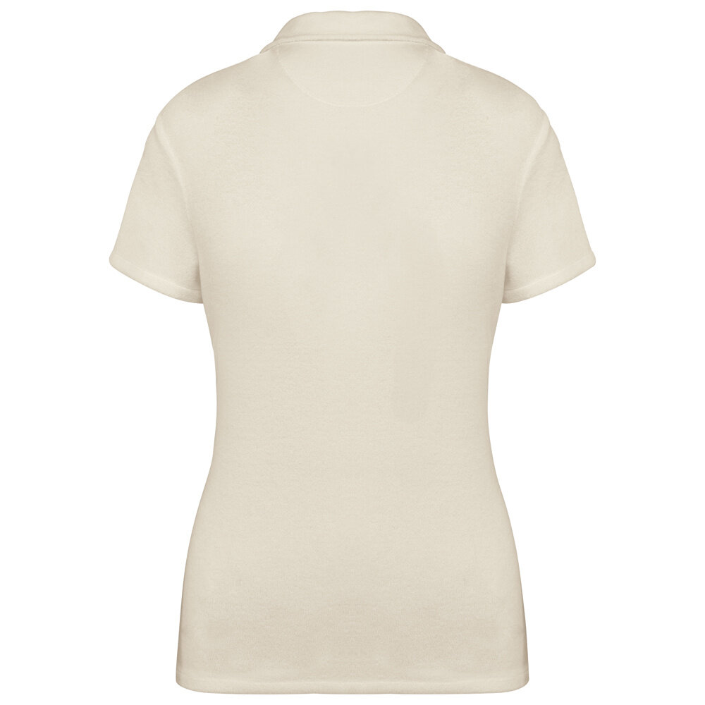Native Spirit Native Spirit Eco badstof Polo│Dames│Ivory Native Spirit Native Spirit Eco badstof Polo│Dames│Ivory