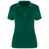 Native Spirit Native Spirit Eco badstof Polo│Dames│Malachite Green