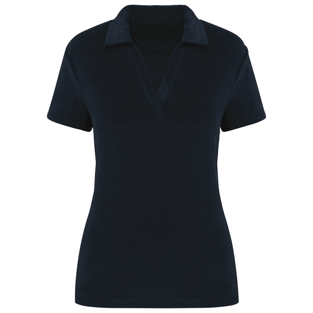 Native Spirit Native Spirit Eco badstof Polo│Dames│Navyblue