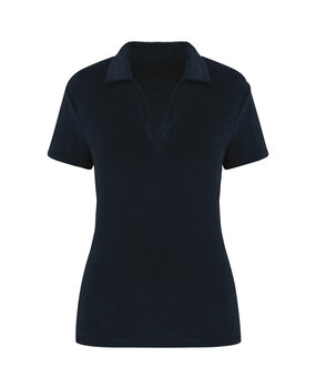 Native Spirit Native Spirit Eco badstof Polo│Dames│Navyblue Native Spirit Native Spirit Eco badstof Polo│Dames│Navyblue