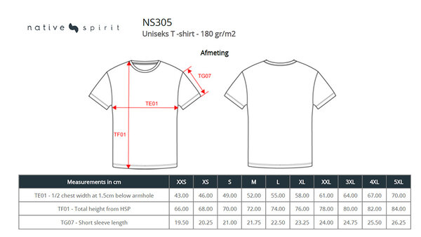 Native Spirit Native Spirit BIO T-Shirt│UNI│Zware kwaliteit | Sun yellow Native Spirit Native Spirit BIO T-Shirt│UNI│Zware kwaliteit | Sun yellow