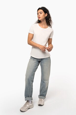 Kariban Eco-Friendly Dames T-shirt ronde hals | Wit