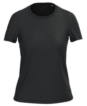 Kariban Eco-Friendly Dames T-shirt ronde hals | Zwart