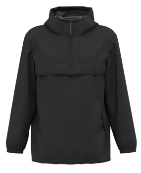 Native Spirit Ecologisch waterdicht Windjack voor hem en haar | Zwart