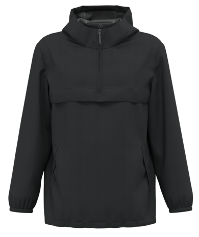 Native Spirit Ecologisch waterdicht Windjack voor hem en haar | Zwart